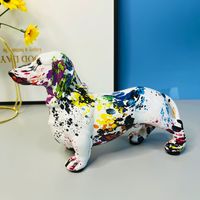 Retro Artistic Dog Synthetic Resin Ornaments Artificial Decorations main image 5