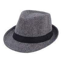للجنسين الأساسي كتلة اللون رقعة قماشية العقص قبعة فيدورا sku image 2