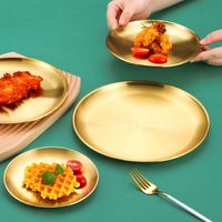 Classical Solid Color Stainless Steel Tableware 1 Piece main image 3