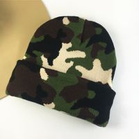 Unisex British Style Color Block Eaveless Wool Cap sku image 10