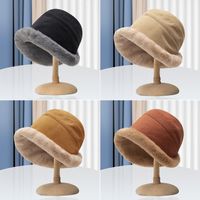Women's Basic Solid Color Wide Eaves Bucket Hat main image 5