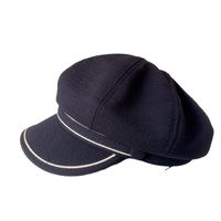Women's Simple Style Lines Wide Eaves Beret Hat main image 3