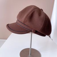 Women's Simple Style Lines Wide Eaves Beret Hat sku image 5