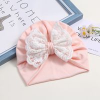 Children Unisex Cute Bow Knot Baby Hat main image 5