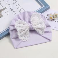 Children Unisex Cute Bow Knot Baby Hat sku image 5