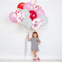 Sweet Solid Color Emulsion Indoor Outdoor Party Balloons main image 2