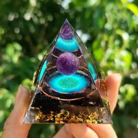 Retro Artistic Pyramid Synthetic Resin Ornaments Artificial Decorations main image 4