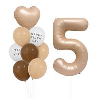 Birthday Simple Style Letter Number Aluminum Film Indoor Outdoor Party Balloons sku image 5