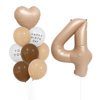 Birthday Simple Style Letter Number Aluminum Film Indoor Outdoor Party Balloons sku image 4