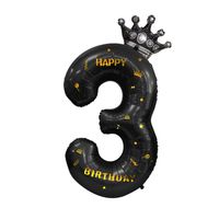 Birthday Princess Glam Letter Aluminum Film Indoor Outdoor Party Balloons sku image 13