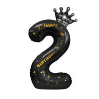 Birthday Princess Glam Letter Aluminum Film Indoor Outdoor Party Balloons sku image 12