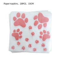Cute Simple Style Dog Plastic Family Gathering Party Festival Colored Ribbons Banner Balloons sku image 12