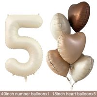 Birthday Basic Simple Style Heart Shape Aluminum Film Indoor Outdoor Party Balloons sku image 25