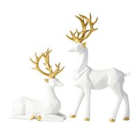 Simple Style Elk Resin Ornaments Artificial Decorations main image 2