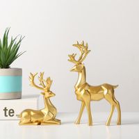 Simple Style Elk Resin Ornaments Artificial Decorations sku image 3