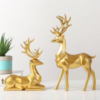 Simple Style Elk Resin Ornaments Artificial Decorations sku image 11