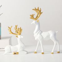 Simple Style Elk Resin Ornaments Artificial Decorations sku image 9