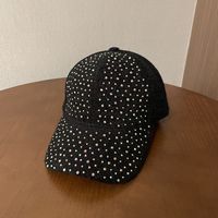 Women's Lady Simple Style Solid Color Curved Eaves Baseball Cap sku image 2