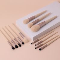 Elegant Plastic Plastic Handle Makeup Brushes 1 Set main image 4