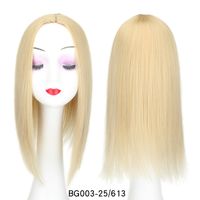 Women's Simple Style Multicolor Casual High Temperature Wire Straight Hair Wigs sku image 12