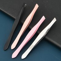 Casual Solid Color Stainless Steel Eyebrow Tweezers 1 Piece main image 3