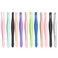 Casual Solid Color Stainless Steel Eyebrow Tweezers 1 Piece main image 2