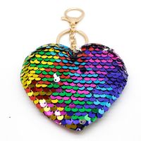 Cartoon Style Heart Shape Alloy Keychain sku image 5