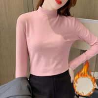 Women's T-shirt Long Sleeve T-shirts Casual Solid Color main image 1