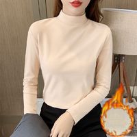 Women's T-shirt Long Sleeve T-shirts Casual Solid Color main image 3