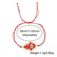 Casual Streetwear Geometric Palm Glass Rope Couple Drawstring Bracelets main image 4