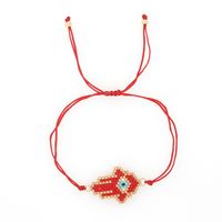 Casual Streetwear Geometric Palm Glass Rope Couple Drawstring Bracelets sku image 4