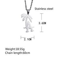 Simple Style Commute Solid Color 304 Stainless Steel Plating 18K Gold Plated Women's Pendant Necklace main image 2