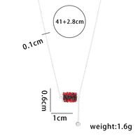 Einfacher Stil Einfarbig Sterling Silber Überzug 14 Karat Vergoldet Halskette Mit Anhänger main image 5