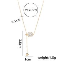 Simple Style Solid Color Sterling Silver Plating 14k Gold Plated Pendant Necklace sku image 6