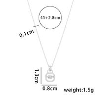 Einfacher Stil Einfarbig Sterling Silber Überzug 14 Karat Vergoldet Halskette Mit Anhänger sku image 9