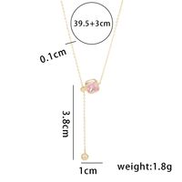 Simple Style Solid Color Sterling Silver Plating 14k Gold Plated Pendant Necklace sku image 5