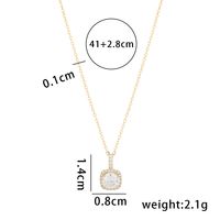 Simple Style Solid Color Sterling Silver Plating 14k Gold Plated Pendant Necklace sku image 7