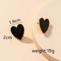 Autumn And Winter Drip Heart-shaped Hot Sale Earrings main image 7