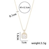 Simple Style Solid Color Sterling Silver Plating 14k Gold Plated Pendant Necklace sku image 8