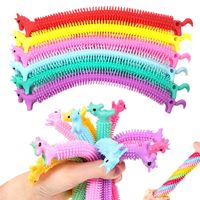 Factory Direct Supply Whole Body Pressure Reduction Toy Caterpillar Creative Stall Supply Elastic Lala Unicorn Horse Wholesale sku image 1