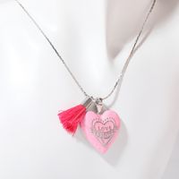 Casual Simple Style Heart Shape Copper 18k Gold Plated Pendant Necklace In Bulk main image 4