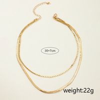 Simple Style Solid Color Alloy Polishing Women's Necklace main image 8