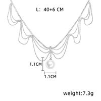 Einfacher Stil Pendeln Einfarbig Kupfer Inlay Zirkon Halskette main image 2