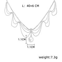 Style Simple Commuer Couleur Unie Le Cuivre Incruster Zircon Collier main image 2