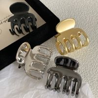Women's Vintage Style Pumpkin Solid Color Alloy Hair Claws main image 1