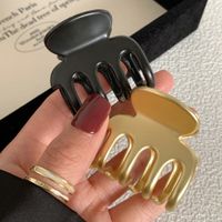 Women's Vintage Style Pumpkin Solid Color Alloy Hair Claws main image 3