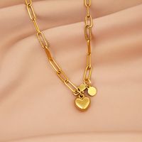 Romantic Heart Shape Stainless Steel Handmade Pendant Necklace main image 3