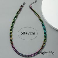 Thick Chain Phantom Color Necklace Wholesale Nihaojewelry main image 7