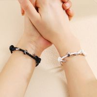 Simple Style Solid Color Mixed Materials Handmade Unisex Bracelets main image 4