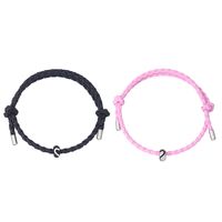 Simple Style Solid Color Mixed Materials Handmade Unisex Bracelets sku image 2